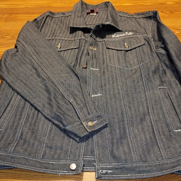 Vintage Platinum Fubu Fat Albert Rudy Denim Jacket XXXL 3XL mens - Picture 10 of 11
